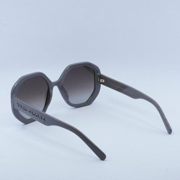 Marc Jacobs Marc Jacobs MARC 659/S 0KB7 HA Sunglasses Grey Geometric Size ONE SIZE - 8 Thumbnail