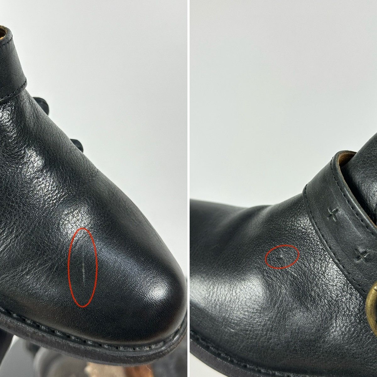 Fiorentini + Baker Fiorentini + Baker Carnaby Chad Black Leather Biker Boots Size US 7 / IT 37 - 25 Thumbnail