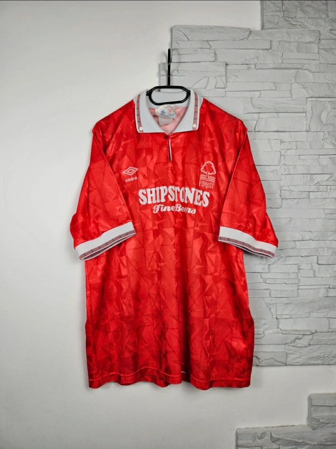 Umbro Nottingham Forest 1990/1992 home shirt kit football soccer Size US L / EU 52-54 / 3 - 1 Thumbnail
