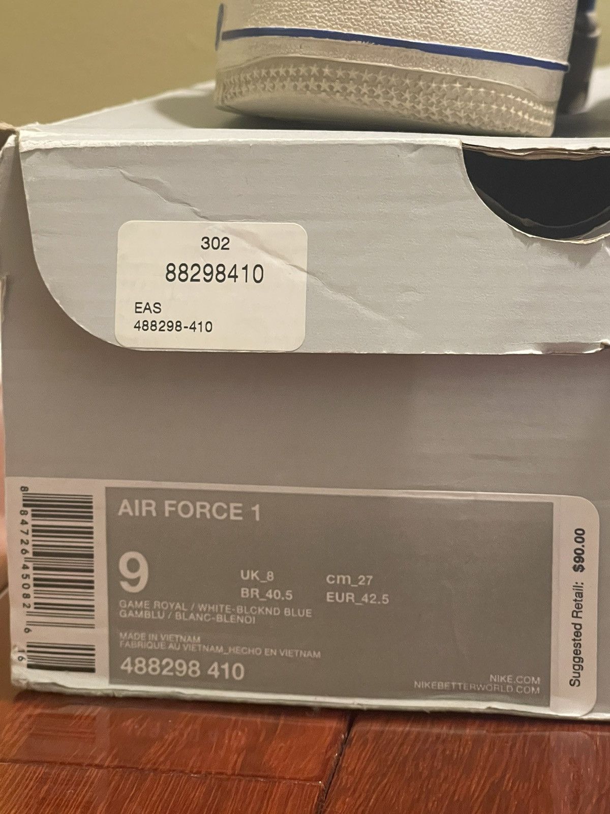 Nike NIKE AIR FORCE 1 2012 SNAKESKIN Size US 9 / EU 42 - 8 Thumbnail