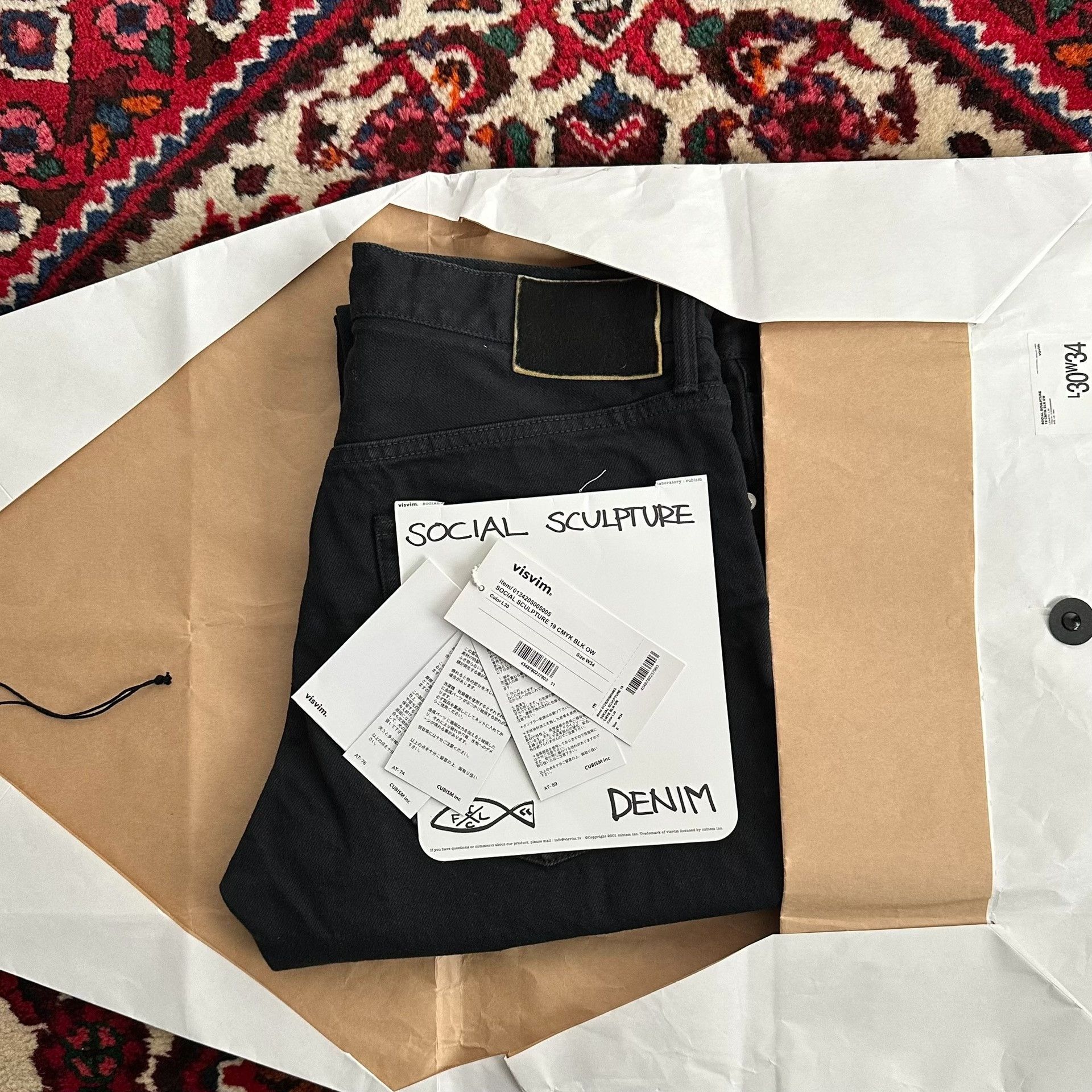 Visvim visvim 24AW Journeyman Wide Black Jeans Size US 26 / EU 42 - 9 Thumbnail