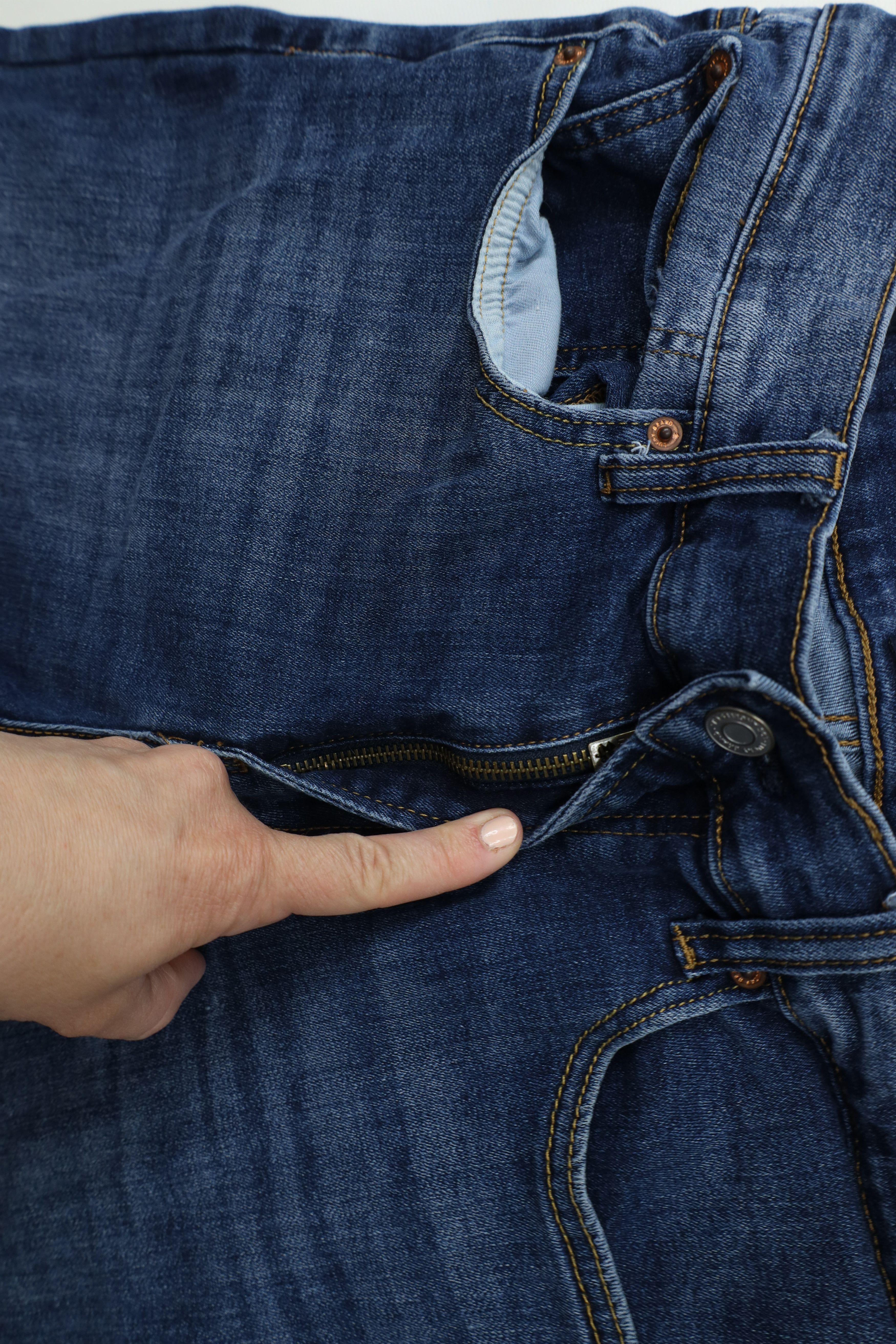 Lucky Brand × Vintage Vintage Y2K Lucky Brand Athletic Straight Leg Jeans Stretch Size US 32 / EU 48 - 6 Thumbnail
