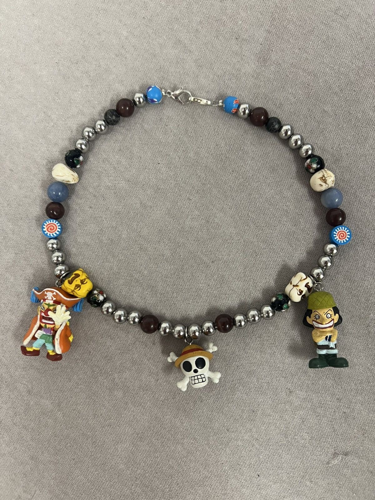 One Piece One Piece Charm Beaded Necklace Vintage Size ONE SIZE - 2 Thumbnail