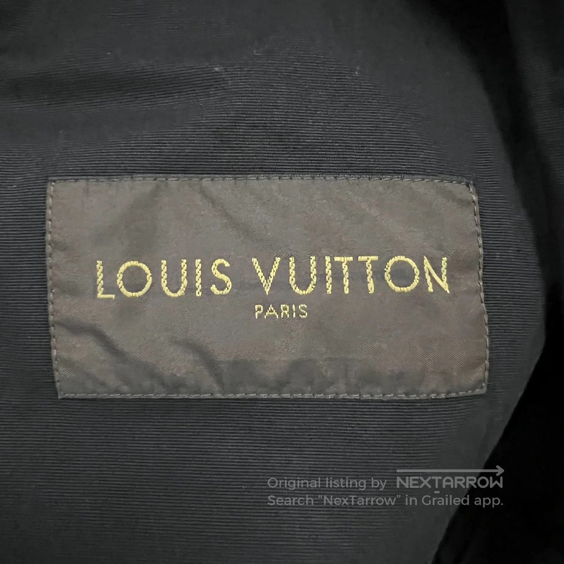 Louis Vuitton Louis Vuitton Black Logo Embroidered Jacket. Size US L / EU 52-54 / 3 - 3 Thumbnail