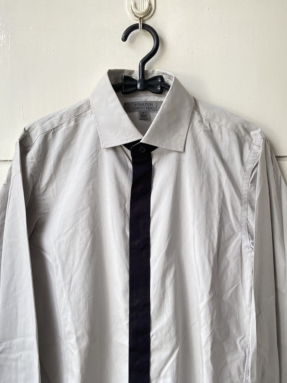Uniqlo UNIQLO Grey Slim Fit Shirt Size US XS / EU 42 / 0 - 3 Thumbnail