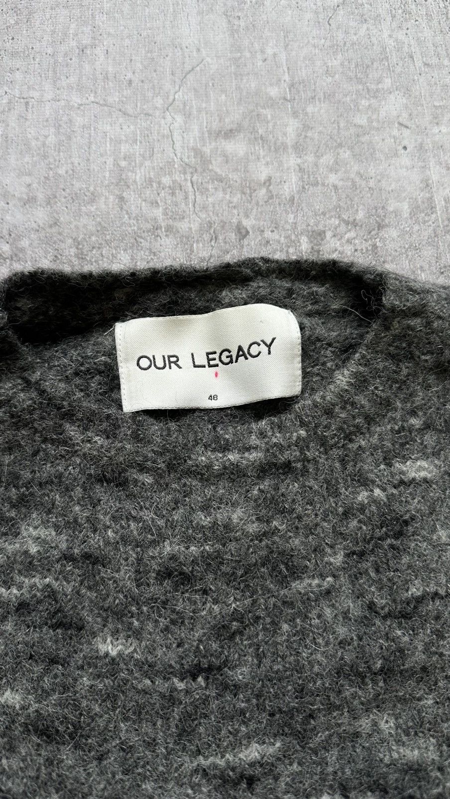 Our Legacy Our Legacy AW15 Alpaca Wool Grey Sweater Size US M / EU 48-50 / 2 - 5 Thumbnail