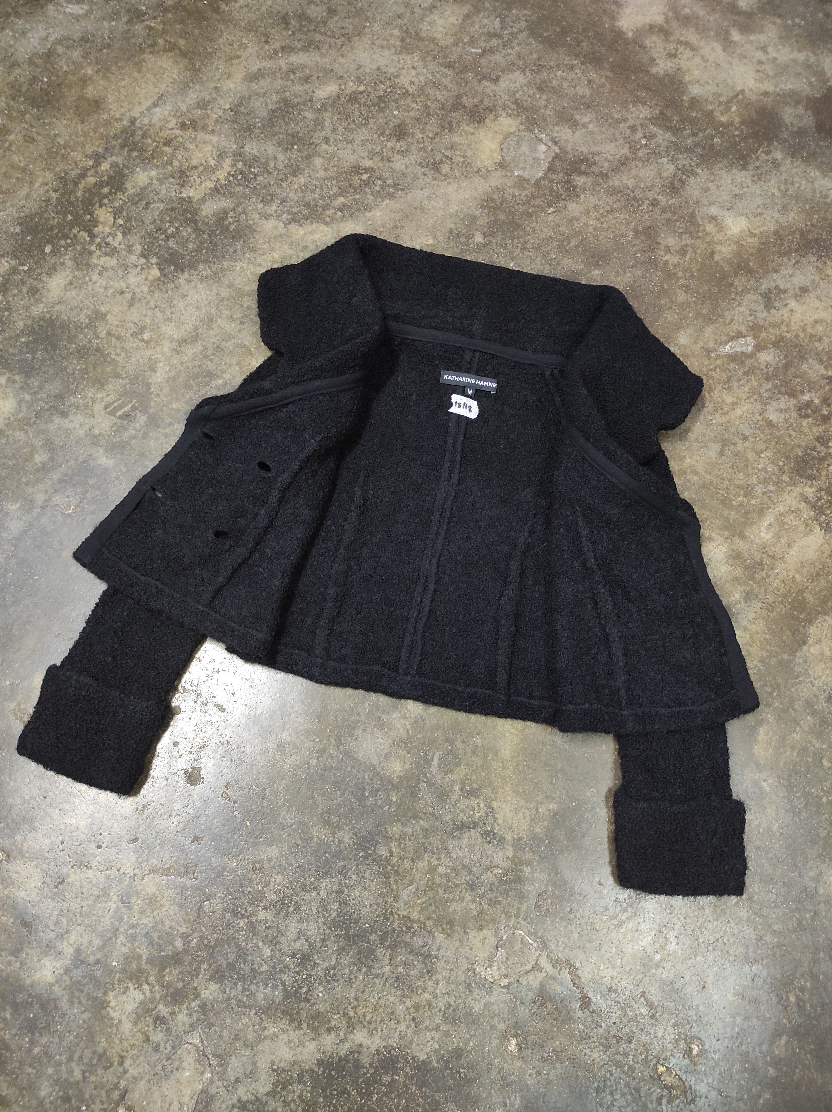 Katharine Hamnett London KATHARINE HAMNETT CROPPED COAT JACKET Size M / US 6-8 / IT 42-44 - 2 Thumbnail