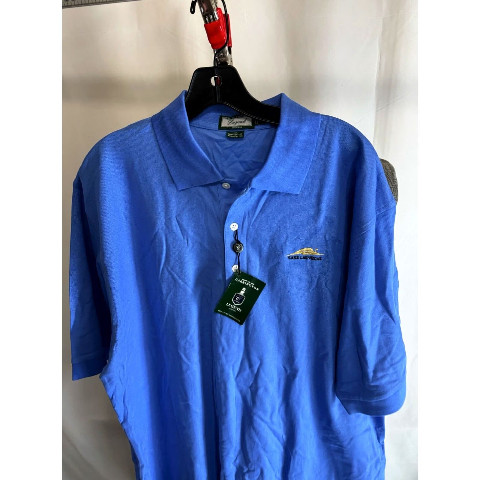 Vintage NWT House Of Carrington Lake Las Vegas Golf POLO SHIRT Large L Mens Size US L / EU 52-54 / 3 - 2 Thumbnail