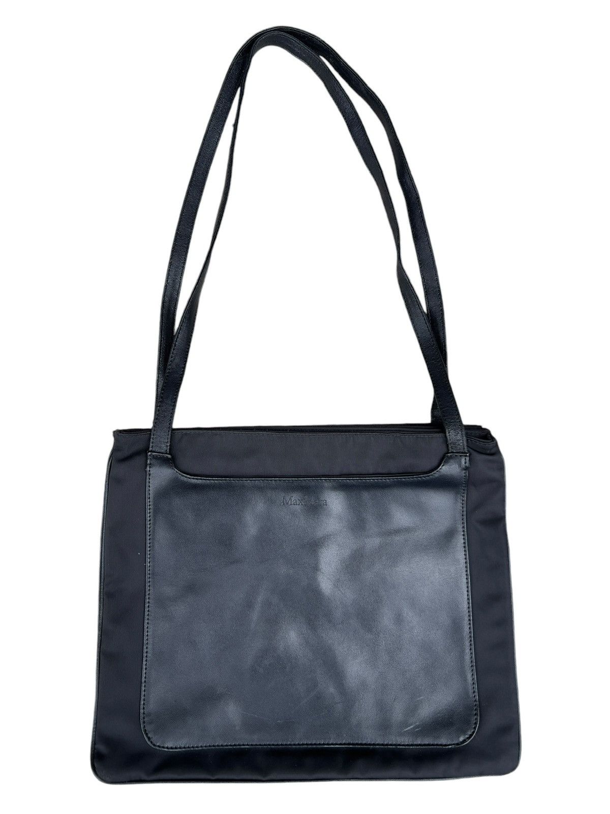Japanese Brand Max Mara Black Tote Bag Size ONE SIZE - 1 Thumbnail