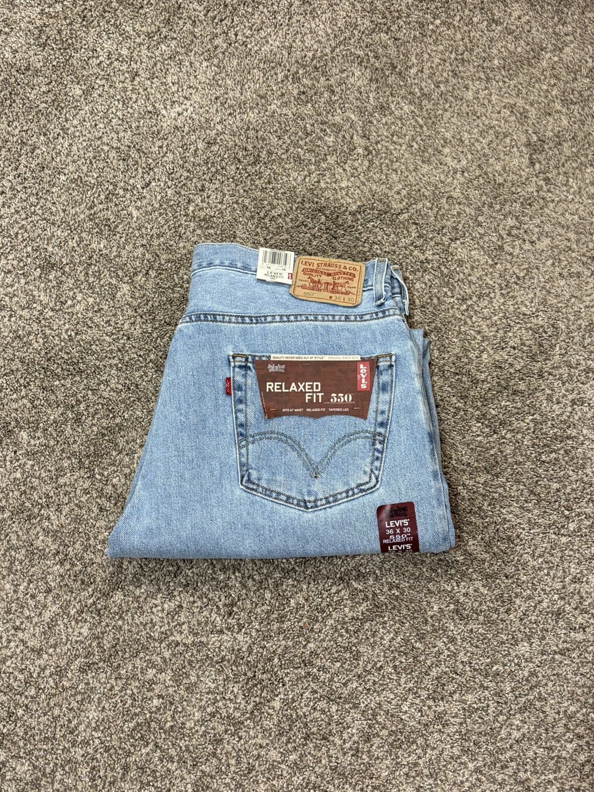 Levi's Vintage Levi's 550 Jeans Mens 36 Y2K Deadstock Relax Straigh Size US 36 / EU 52 - 9 Thumbnail