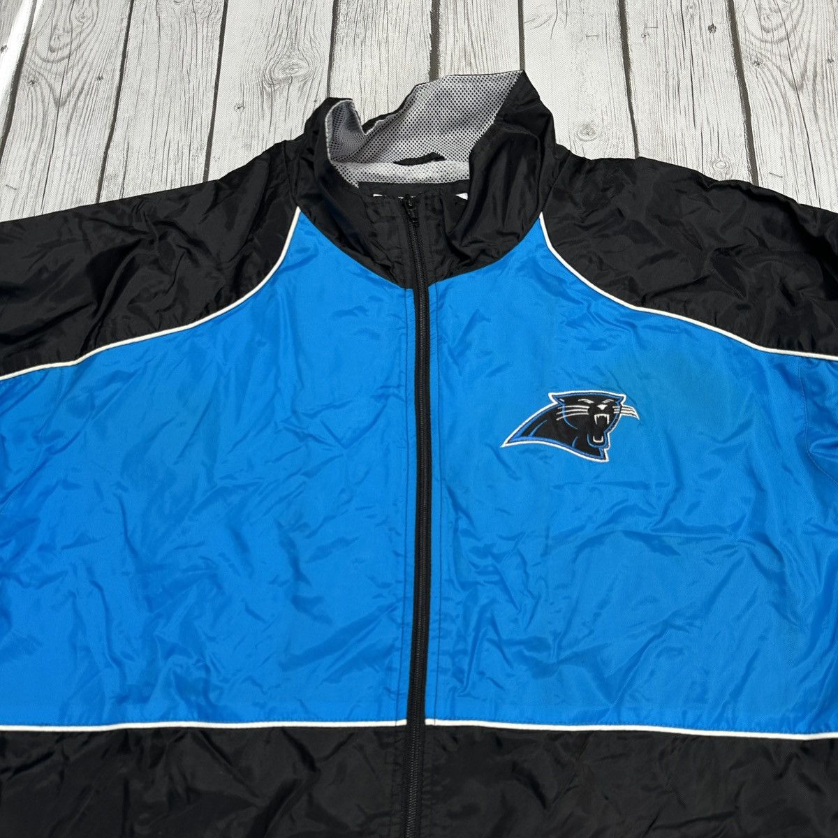 NFL × Vintage Vintage Carolina Panthers jacket Size US L / EU 52-54 / 3 - 3 Thumbnail