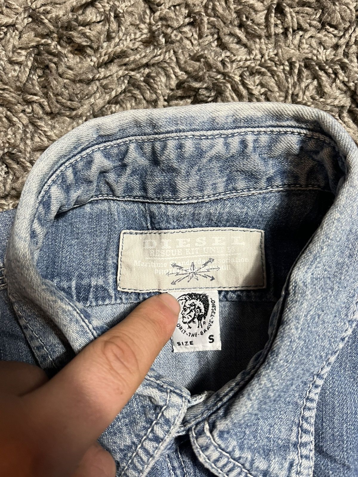 Diesel DIESEL VINTAGE 1990’s DENIM SHIRT AMERICAN STYLE Size US S / EU 44-46 / 1 - 4 Thumbnail