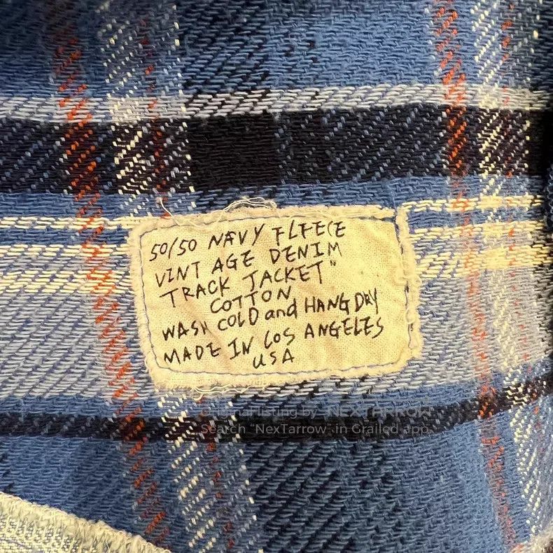 Greg Lauren Greg Lauren Denim Patchwork Plaid Shirt Size US XL / EU 56 / 4 - 5 Thumbnail