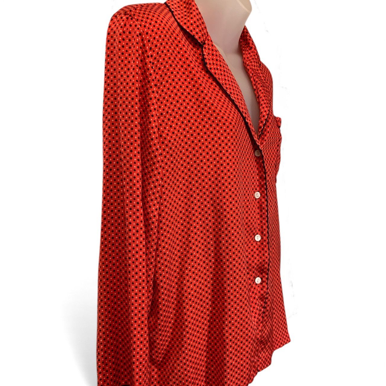 Aries Button Down Pajama Shirt Size M / US 6-8 / IT 42-44 - 3 Thumbnail