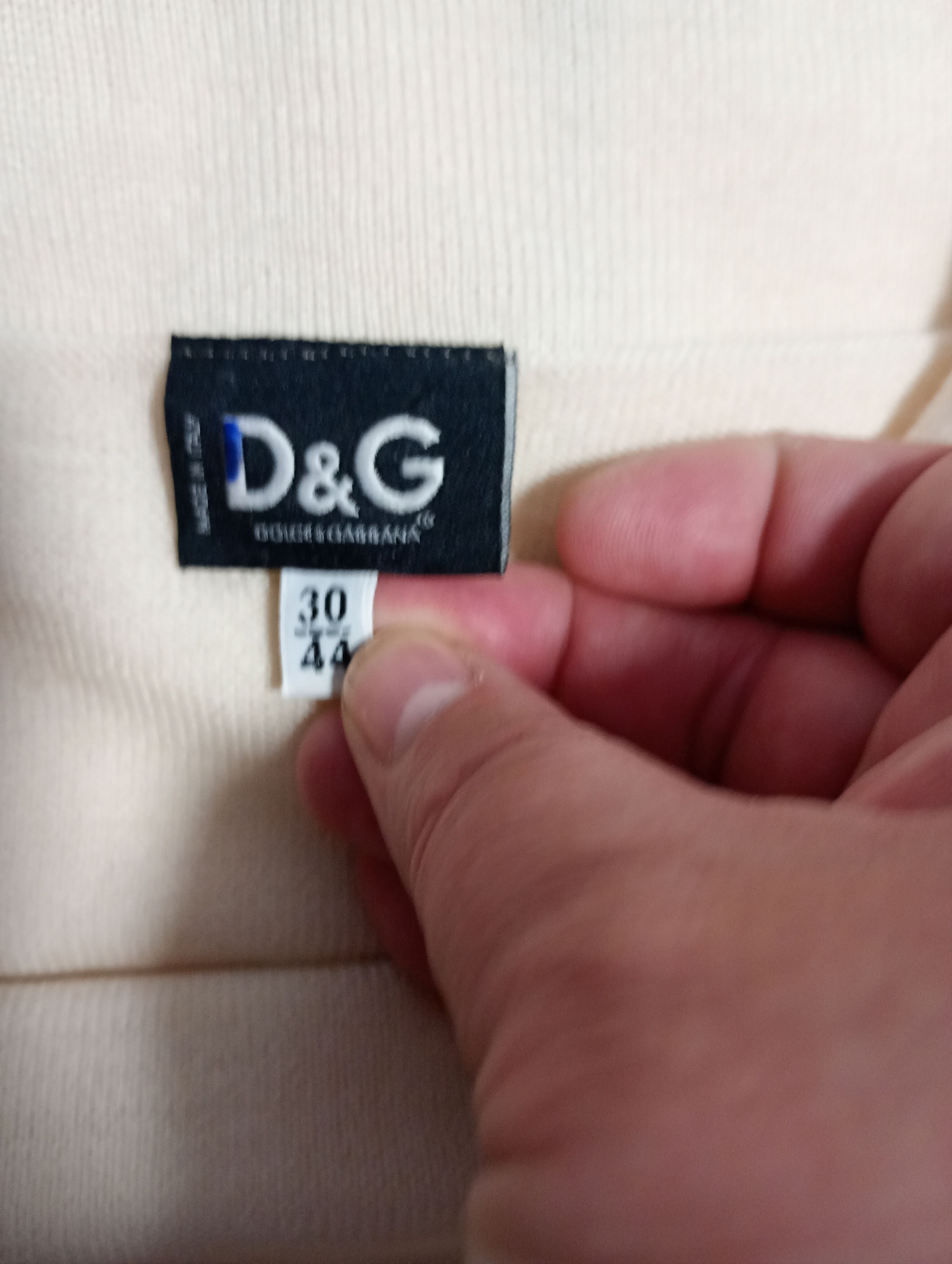 Designer × Dolce & Gabbana Dolce & Gabbana Crop Top White Size S / US 4 / IT 40 - 5 Thumbnail