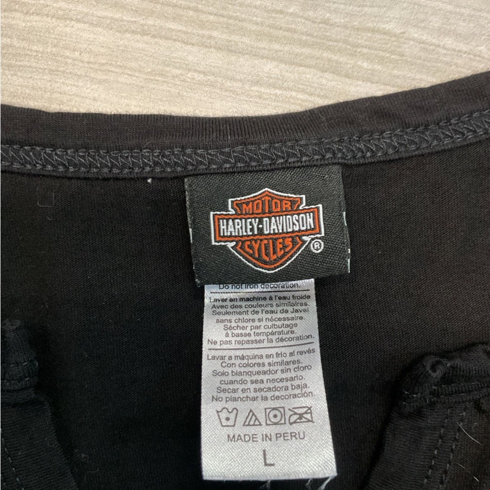 Harley Davidson Harley Davidson Women’s Bedazzled Tank Top Size L / US 10 / IT 46 - 3 Thumbnail