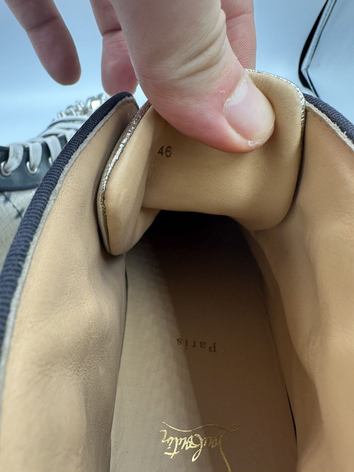 Christian Louboutin Christian Louboutin High Top Sneakers Size US 13 / EU 46 - 16 Thumbnail