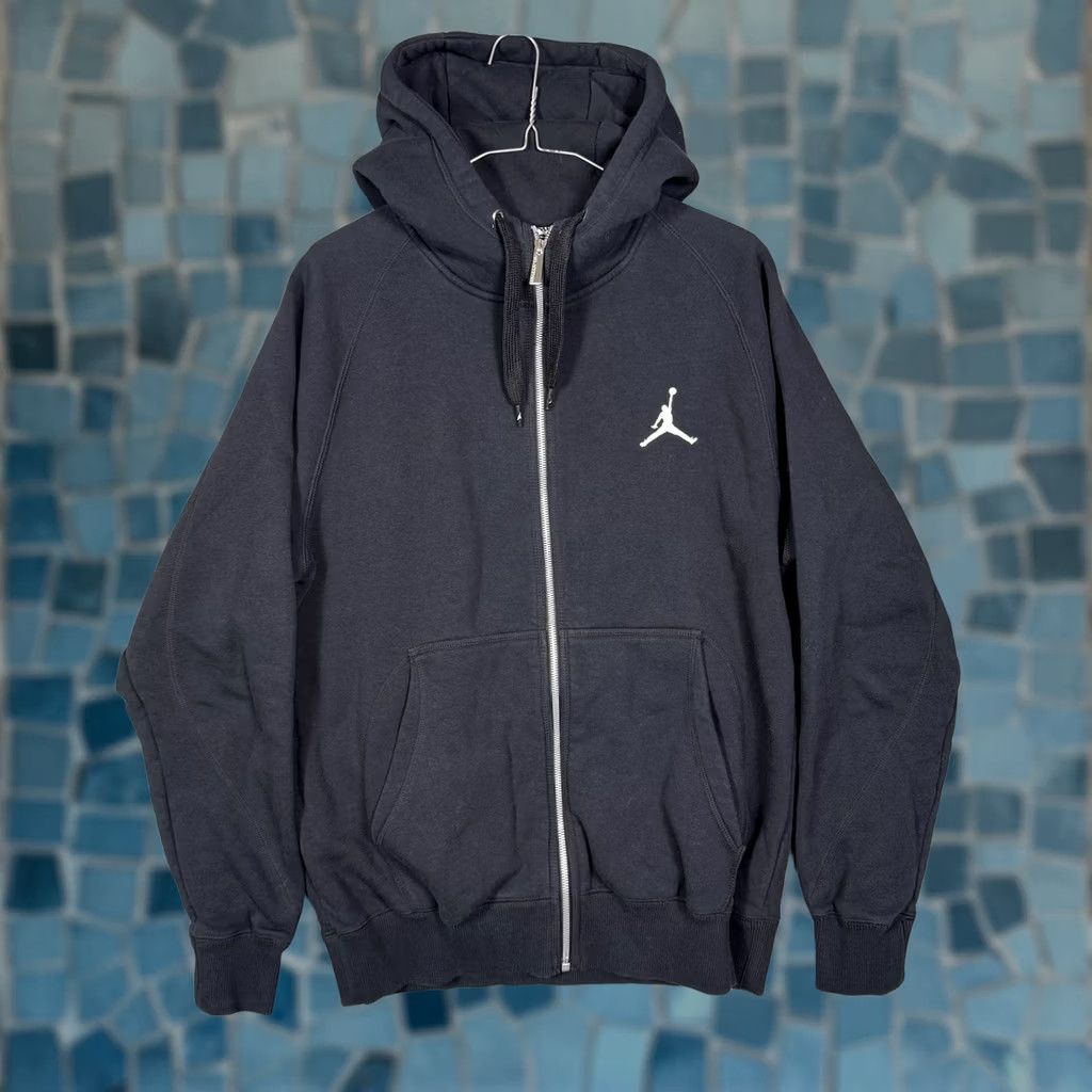 Jordan Brand Jordan Hoodie Mens M Full Zip Fleece Sweatshirt Jacket Jumpman Air Basketball Size US M / EU 48-50 / 2 - 1 Thumbnail