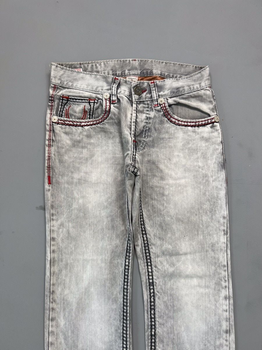 Vintage Vintage rare Y2K tr inspired double stitch denim Size US 34 / EU 50 - 4 Thumbnail