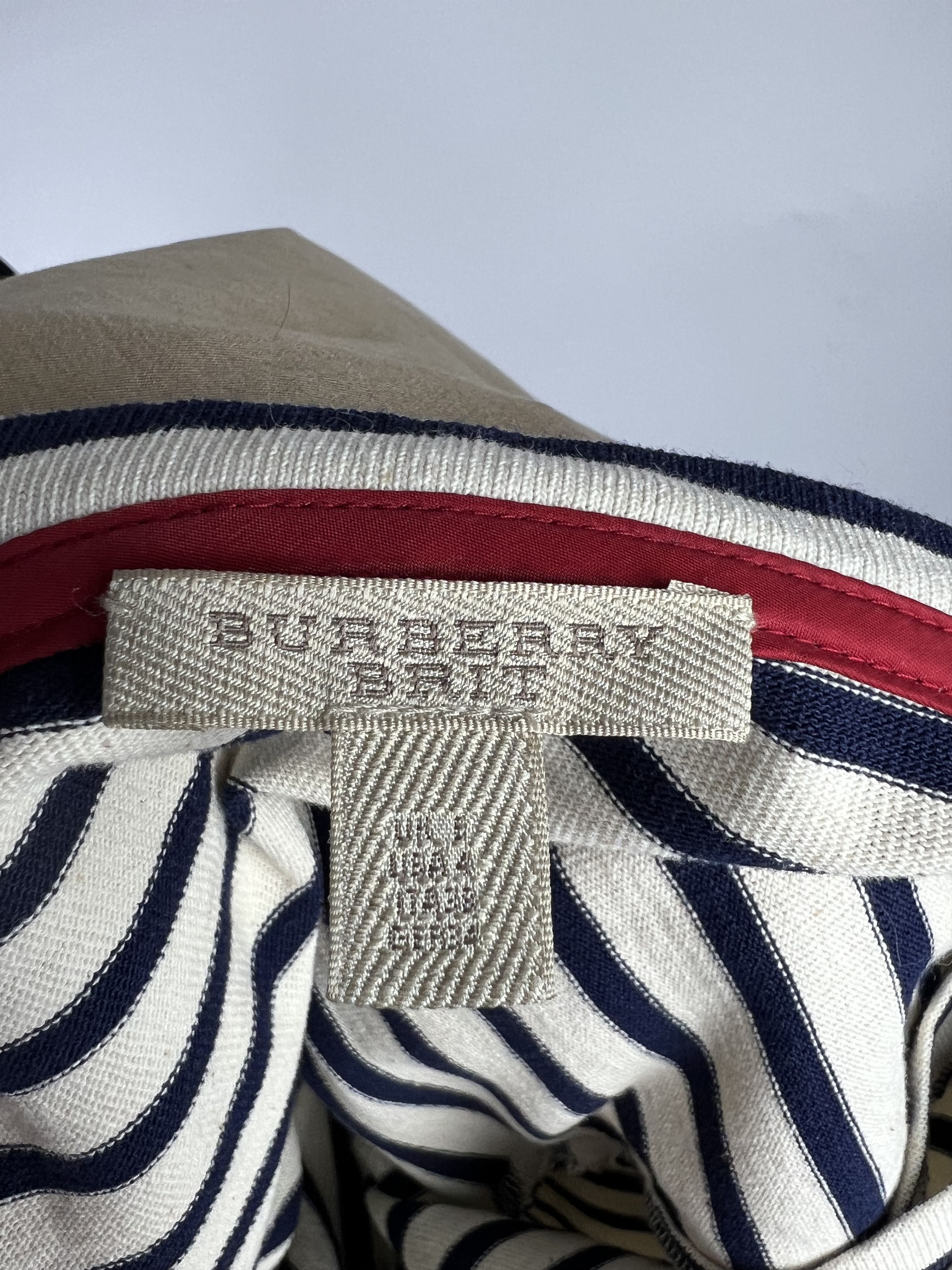 Burberry Burberry Brit Striped Belted Cotton Dress Size XS Size XS / US 0-2 / IT 36-38 - 7 Thumbnail