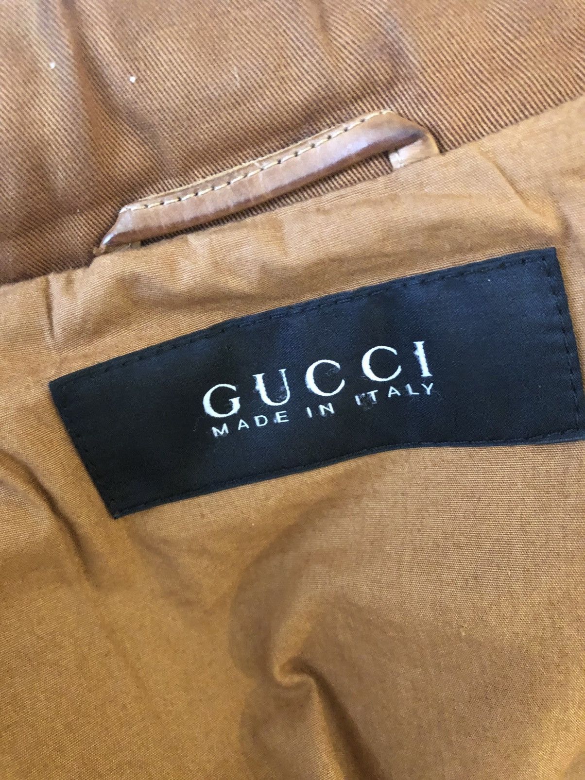 Gucci GUCCI by TOM FORD 2000’s leather safari jacket Size US M / EU 48-50 / 2 - 11 Thumbnail