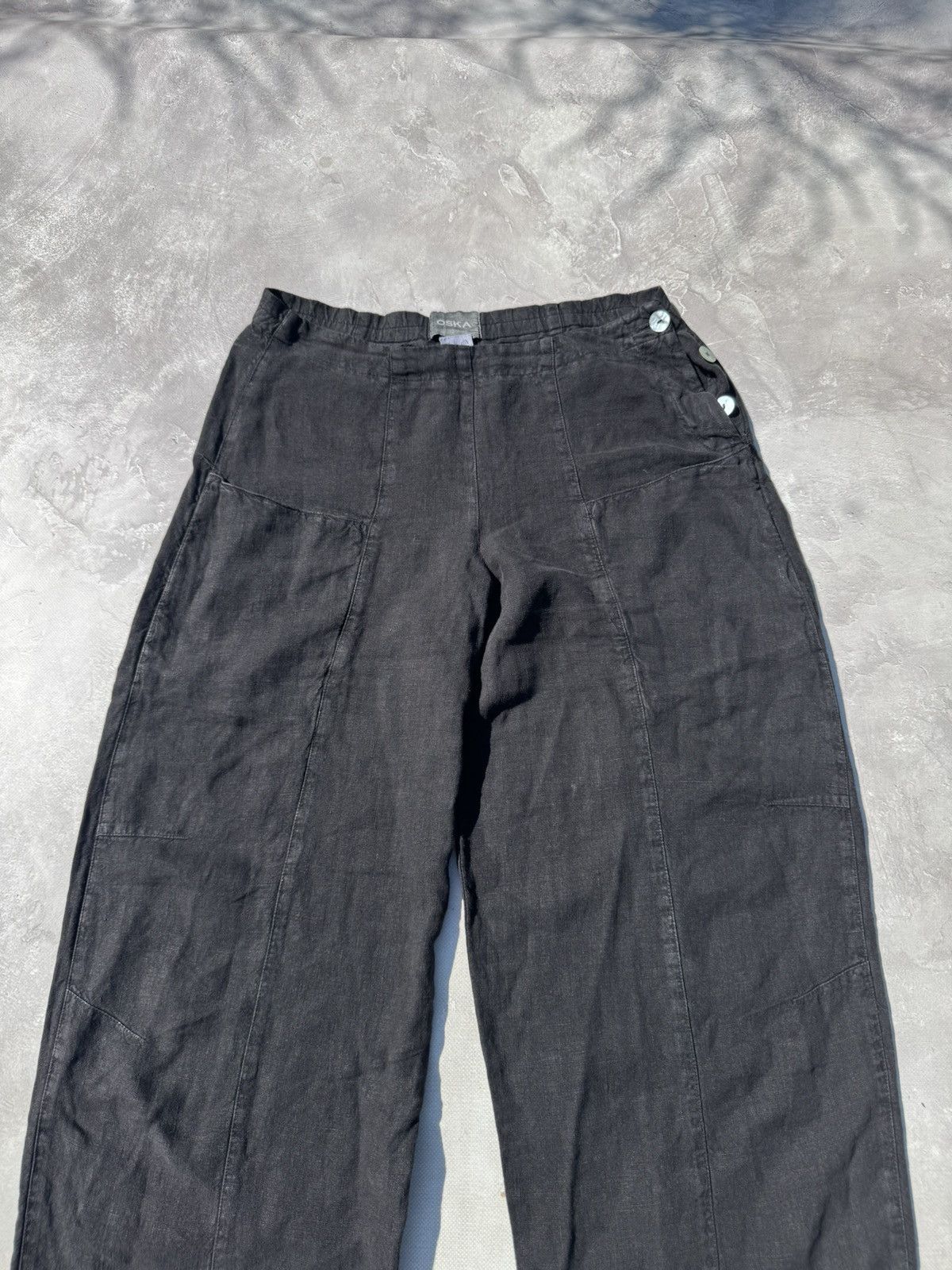 OSKA Vintage OSKA Linen Baggy Pants Size 1 Size 30" / US 8 / IT 44 - 4 Thumbnail