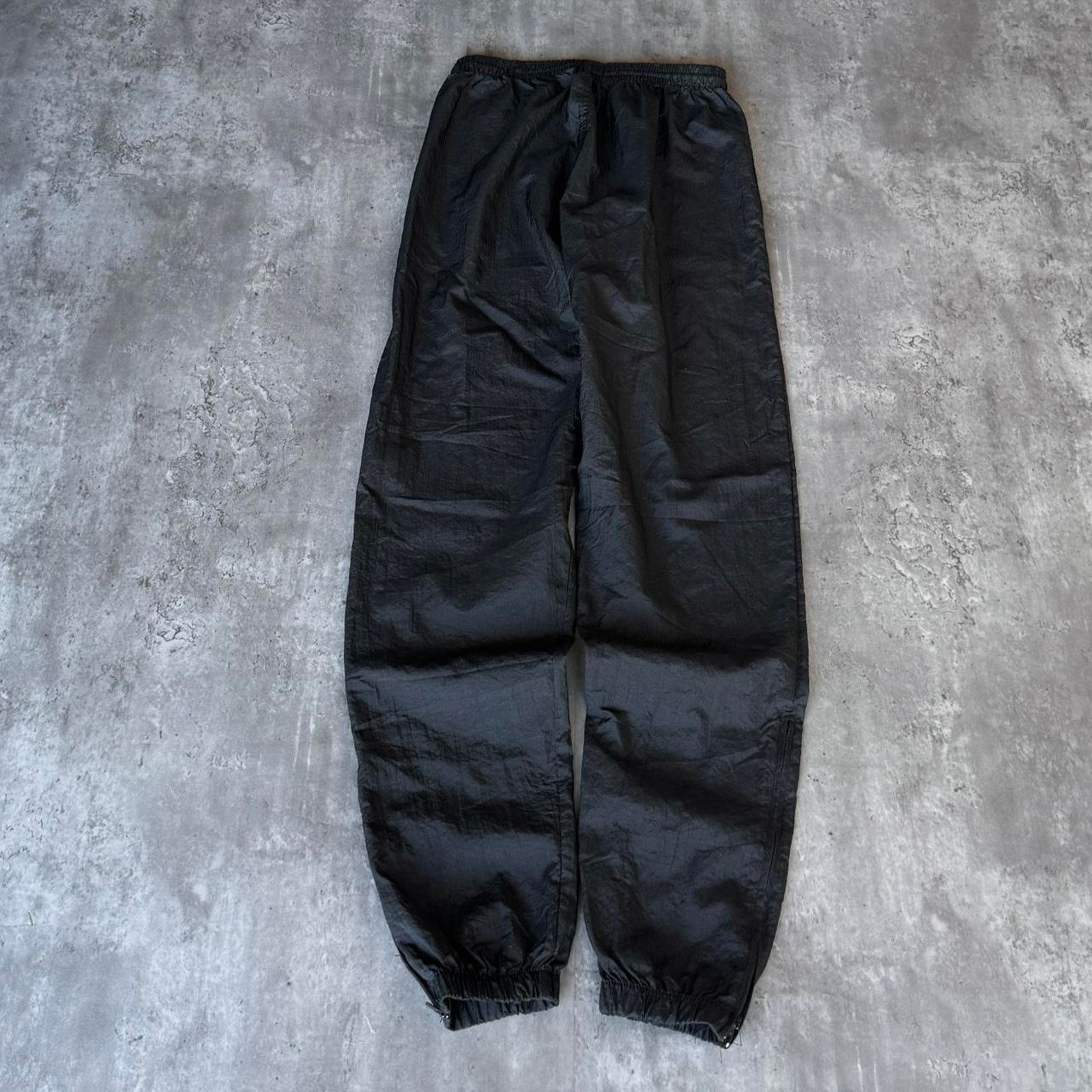 Japanese Brand × Vintage Vintage Y2K Black Lightweight Nylon Grunge Opium Sweatpants Size US 30 / EU 46 - 2 Thumbnail