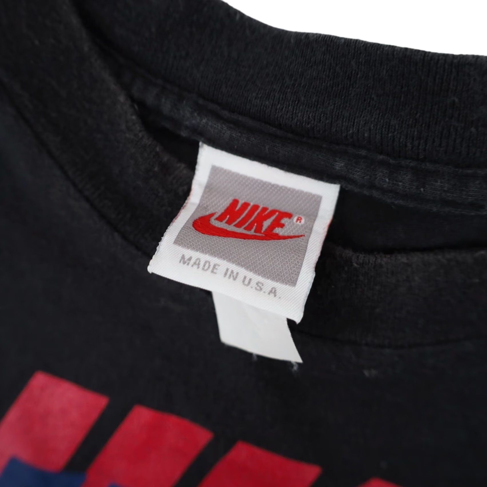 Nike VINTAGE Nike Mens Large Graphic Spellout T Shirt Black Size US L / EU 52-54 / 3 - 6 Thumbnail