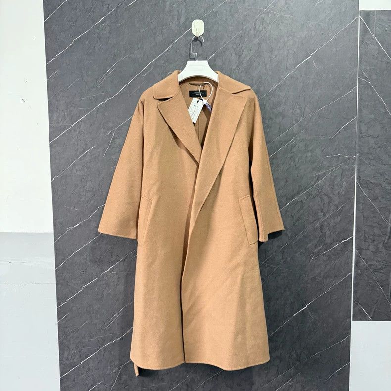 Max Mara Max Mara Dark Camel Bathrobe Wool Coat Size L / US 10 / IT 46 - 1 Thumbnail