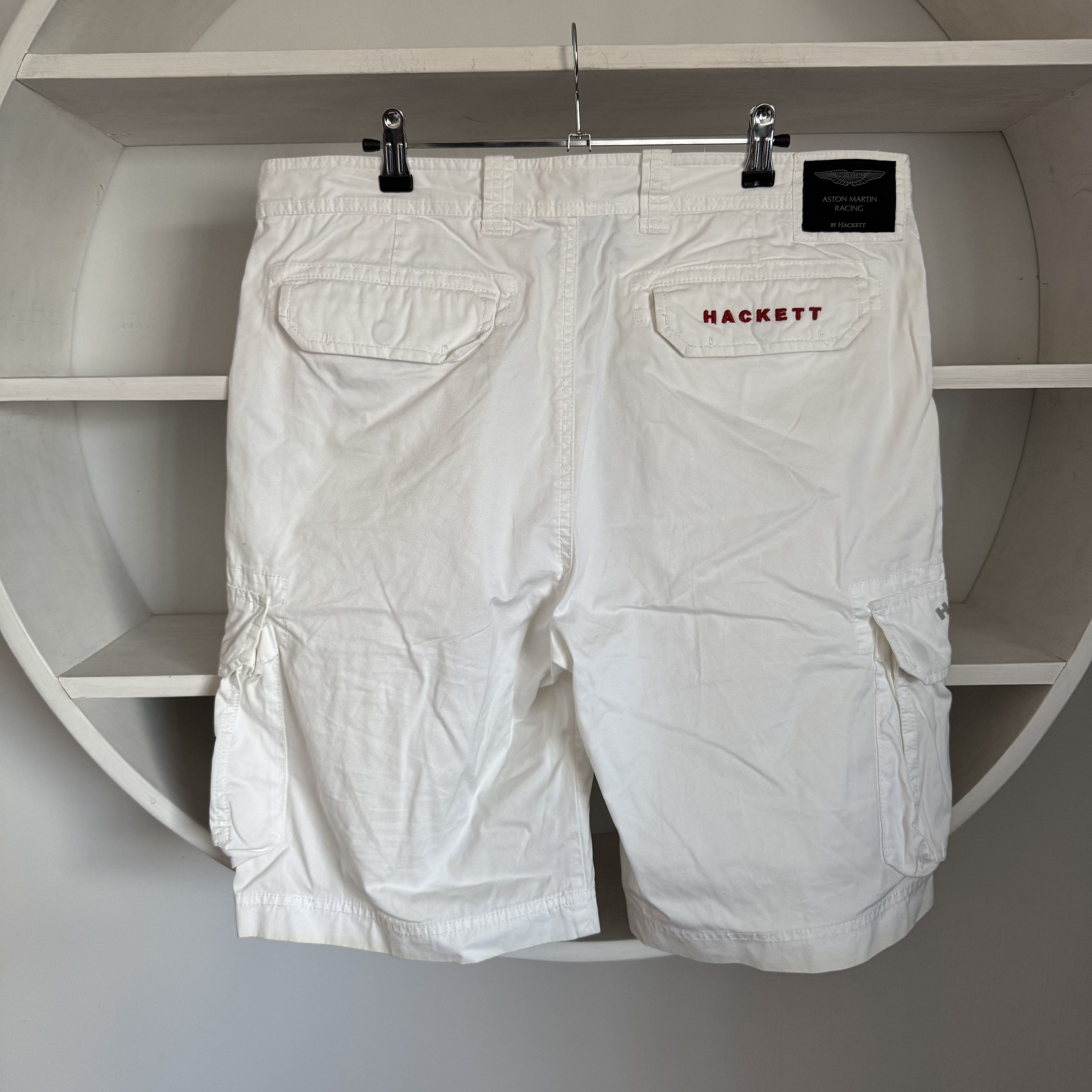 Hackett Mens Hackett Aston Martin Racing AMR Cargo Shorts 36 Size US 36 / EU 52 - 6 Thumbnail