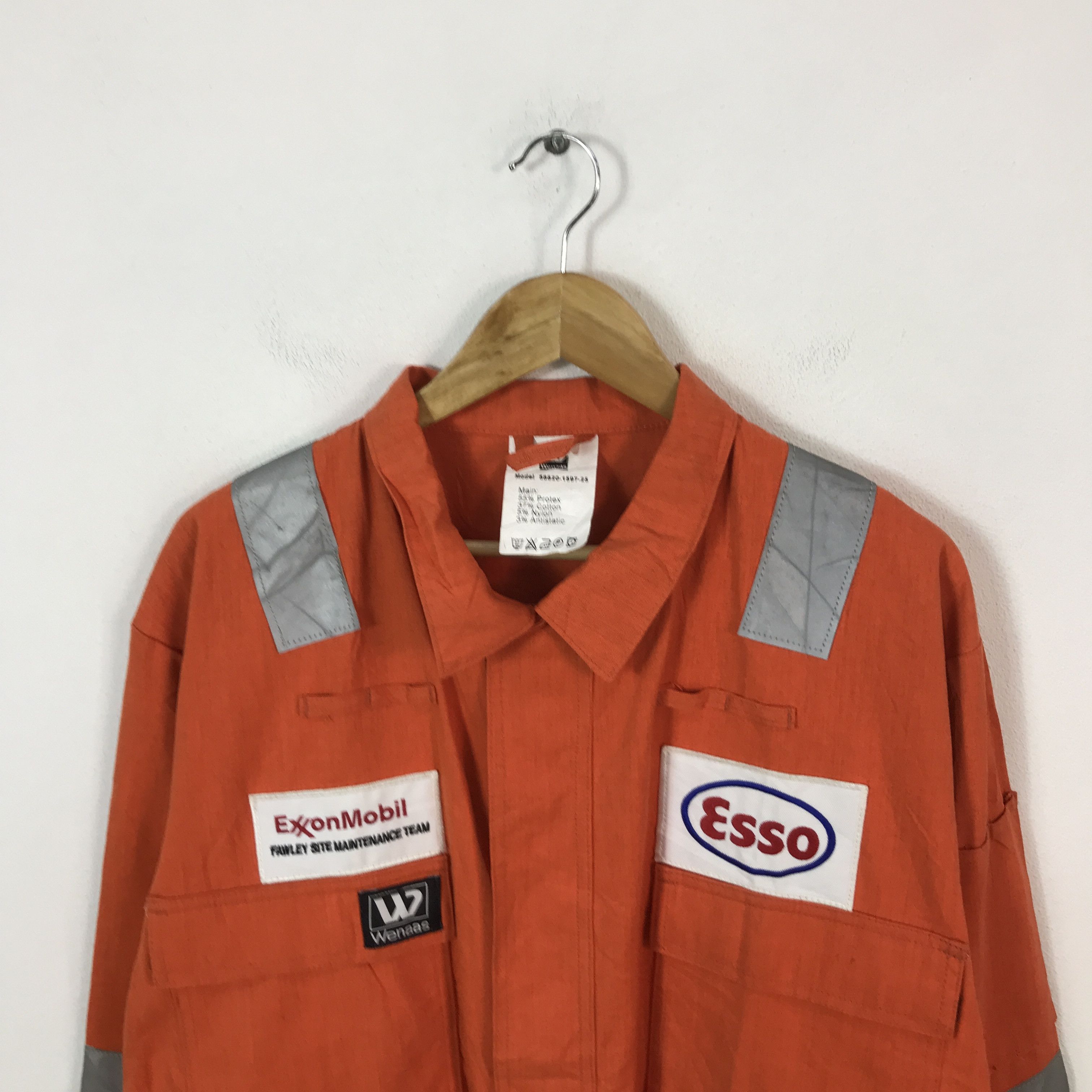 Sports Specialties Vtg exom mobil esso Brand Oil jacket Size US L / EU 52-54 / 3 - 2 Thumbnail
