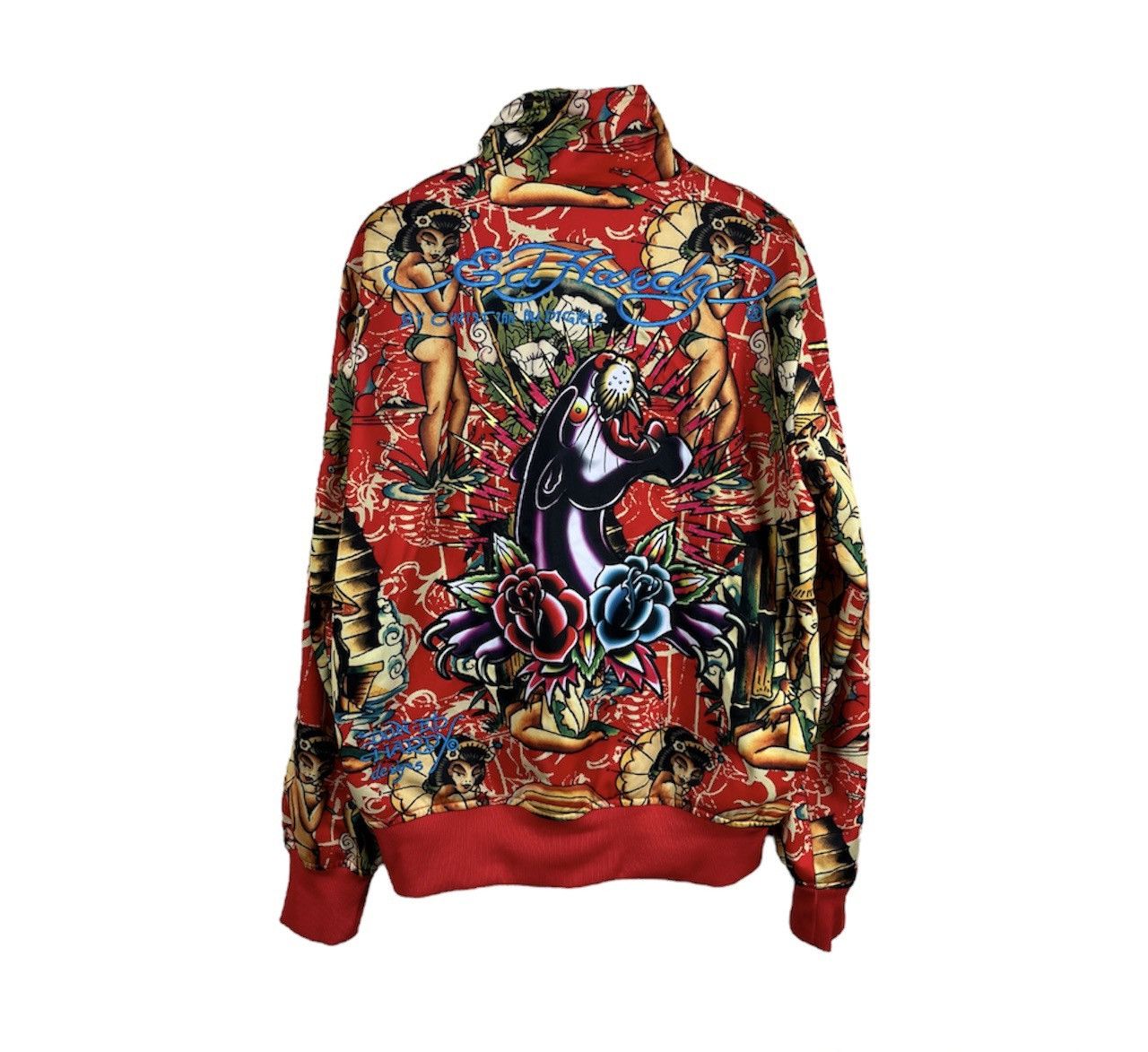 Ed Hardy Vintage Ed Hardy Christian Audigier zip y2k hoodie sexy girl Size US M / EU 48-50 / 2 - 2 Thumbnail
