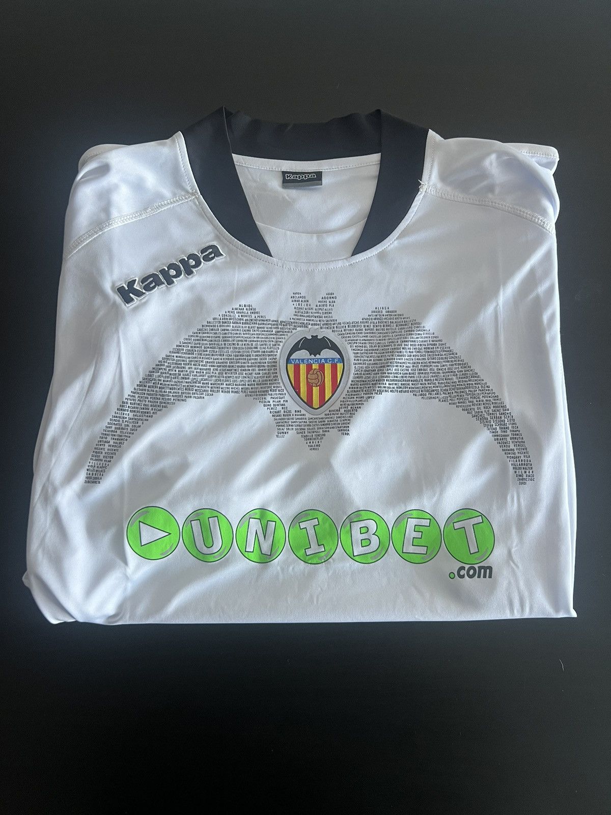 Kappa 90th Anniversary Valencia Cf Bat Jersey Size US XL / EU 56 / 4 - 3 Thumbnail