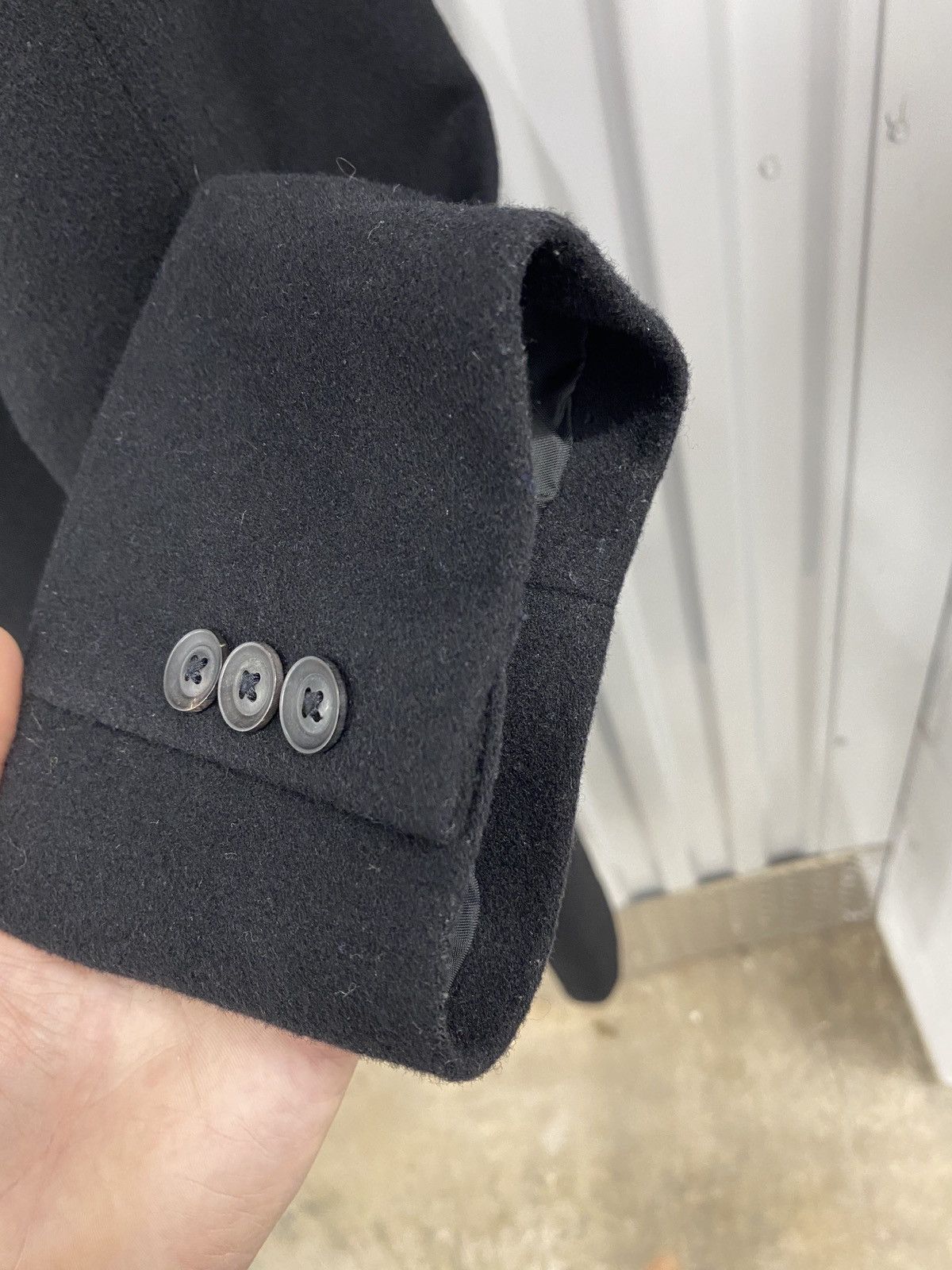 Yohji Yamamoto Regulation Yohji Yamamoto Wool/Cashmere Blend Doctor Coat Size US L / EU 52-54 / 3 - 6 Thumbnail