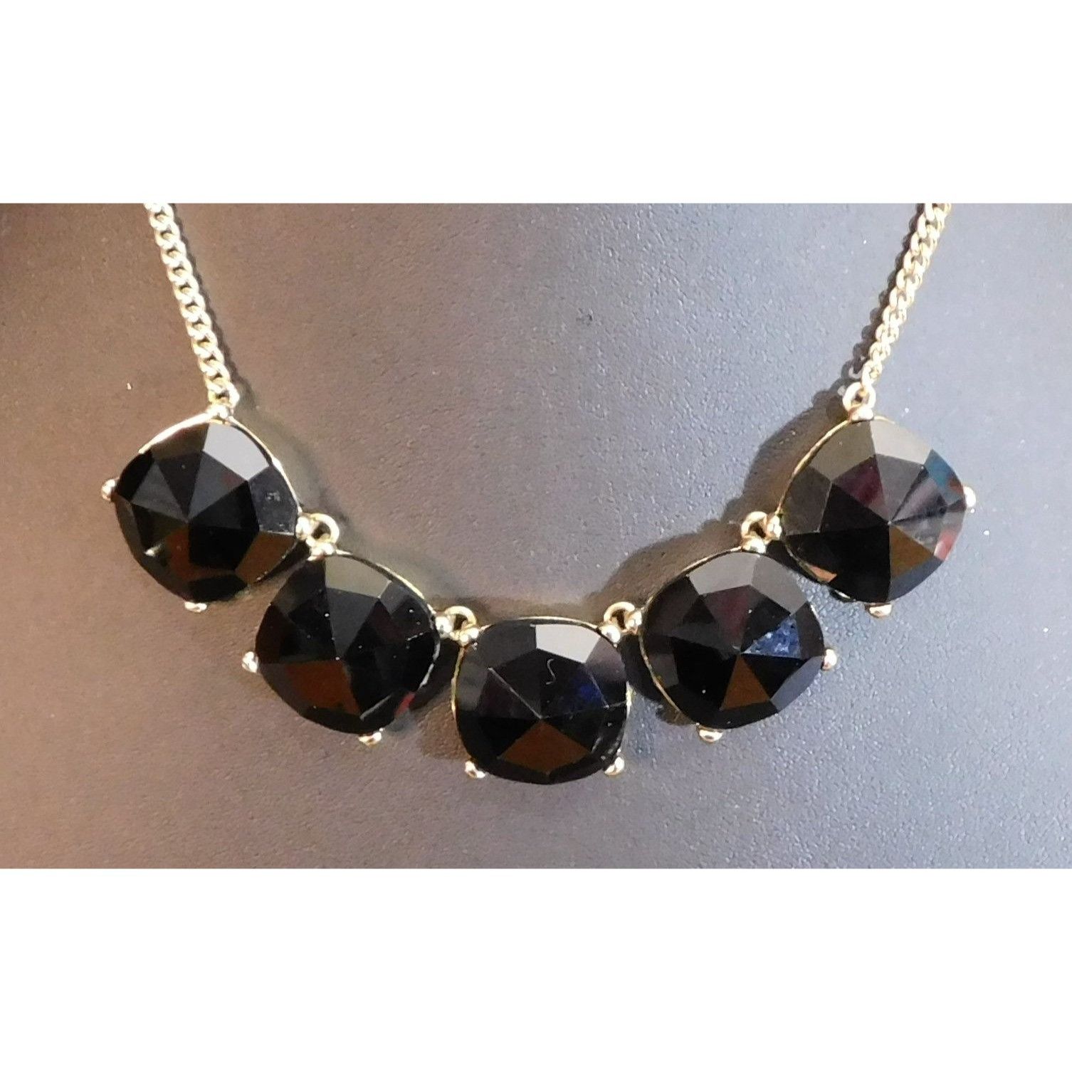 Other The Limited Corporate Goth Black And Gold Tone Statement Nec Size ONE SIZE - 1 Thumbnail
