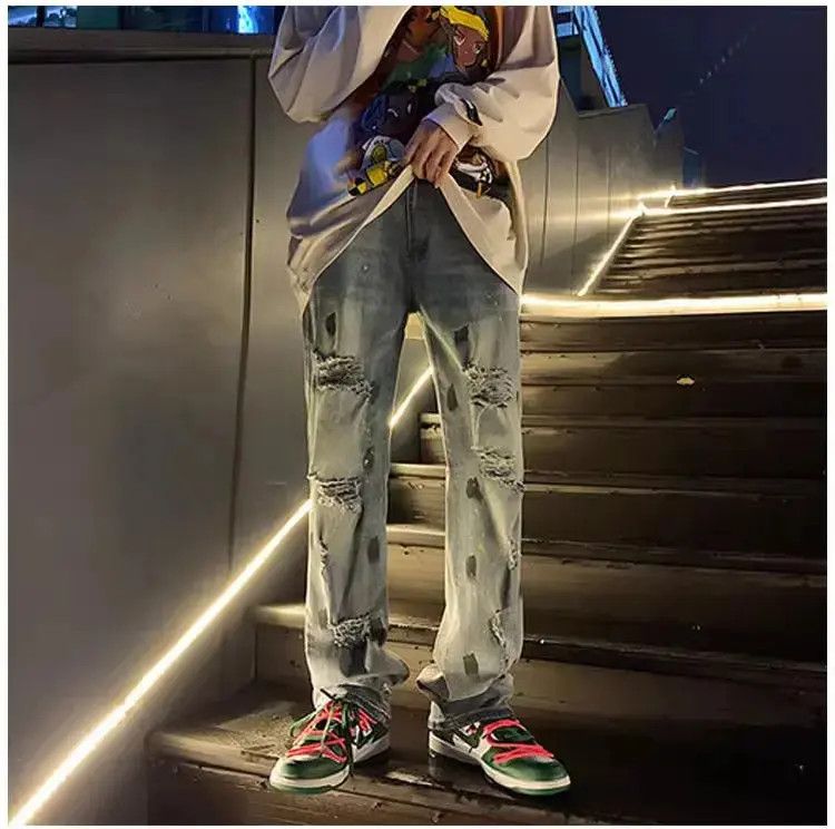 Japanese Brand Straight vintage hip-hop jeans Size US 32 / EU 48 - 1 Thumbnail