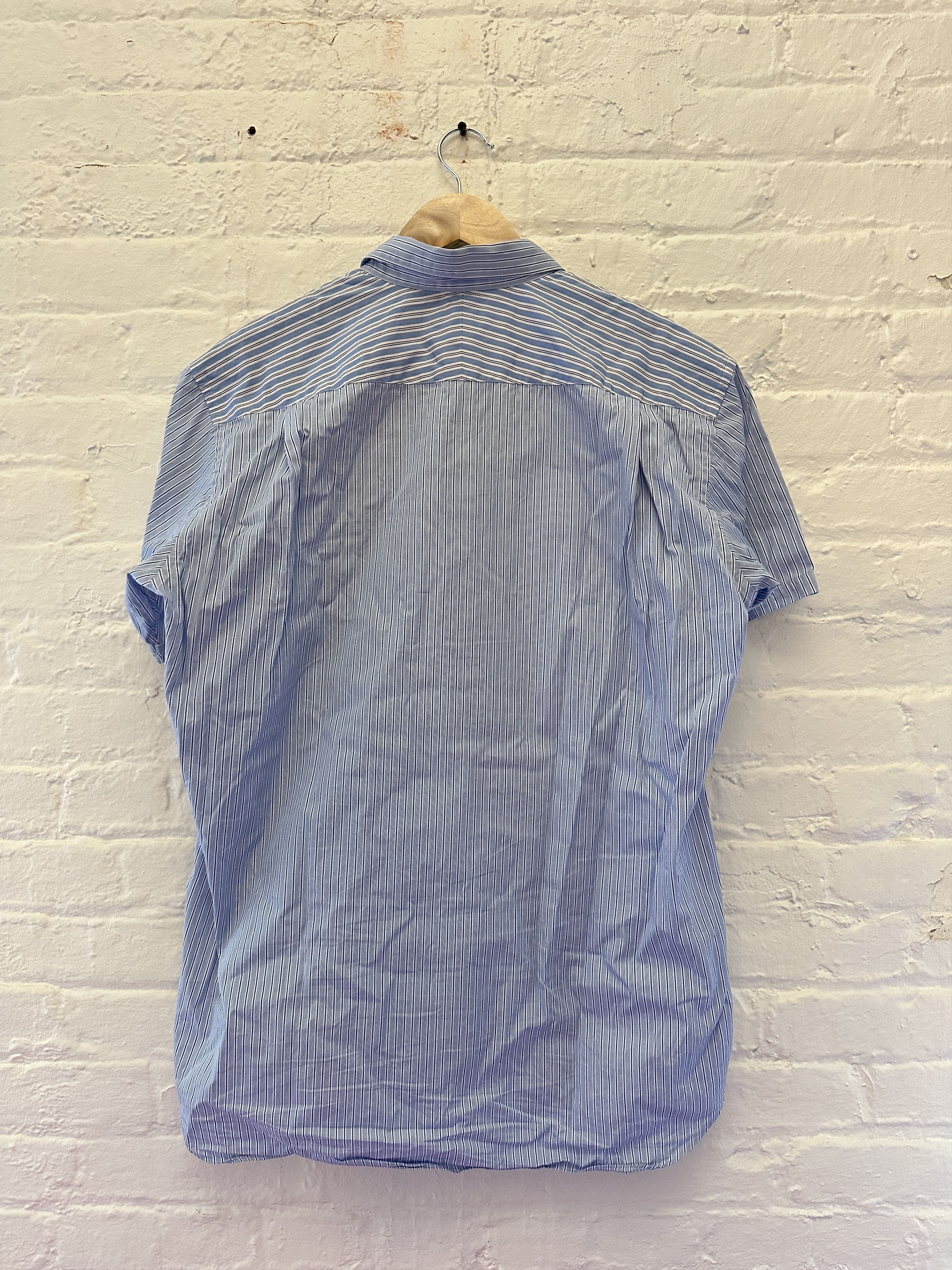 Comme des Garcons × Comme des Garcons SHIRT Comme des Garcon SHIRT Striped Short Sleeve Button Up Shirt Size US M / EU 48-50 / 2 - 4 Thumbnail