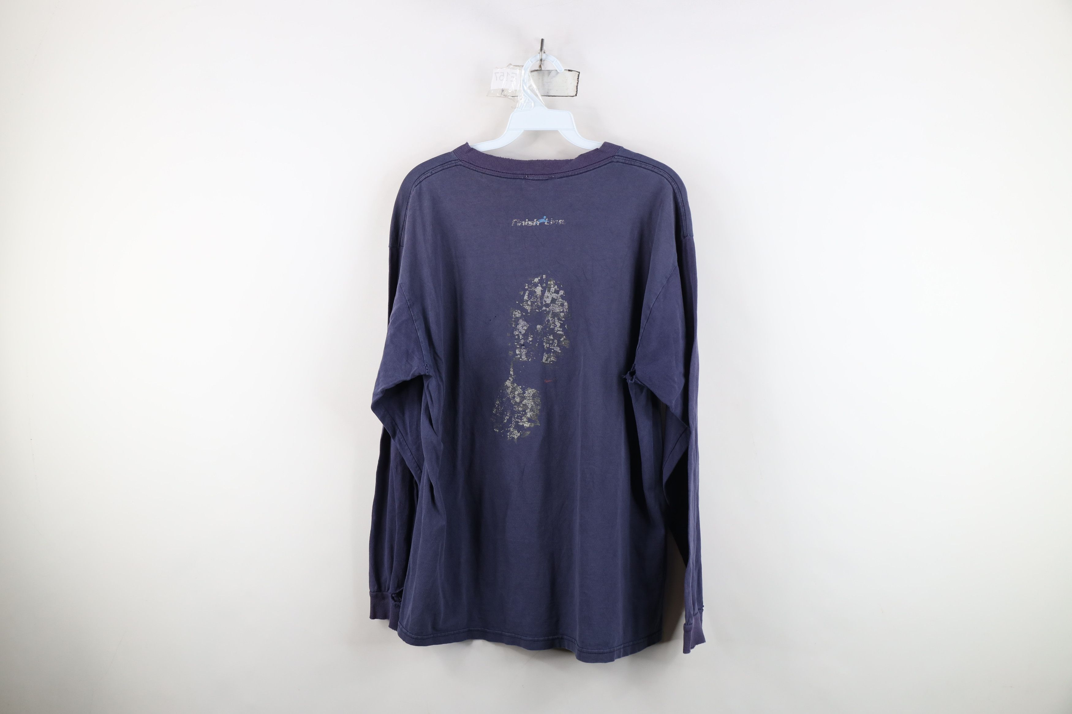 Nike Vintage 90s Nike Mini Swoosh Enjoy the Weather T-Shirt Size US L / EU 52-54 / 3 - 15 Thumbnail