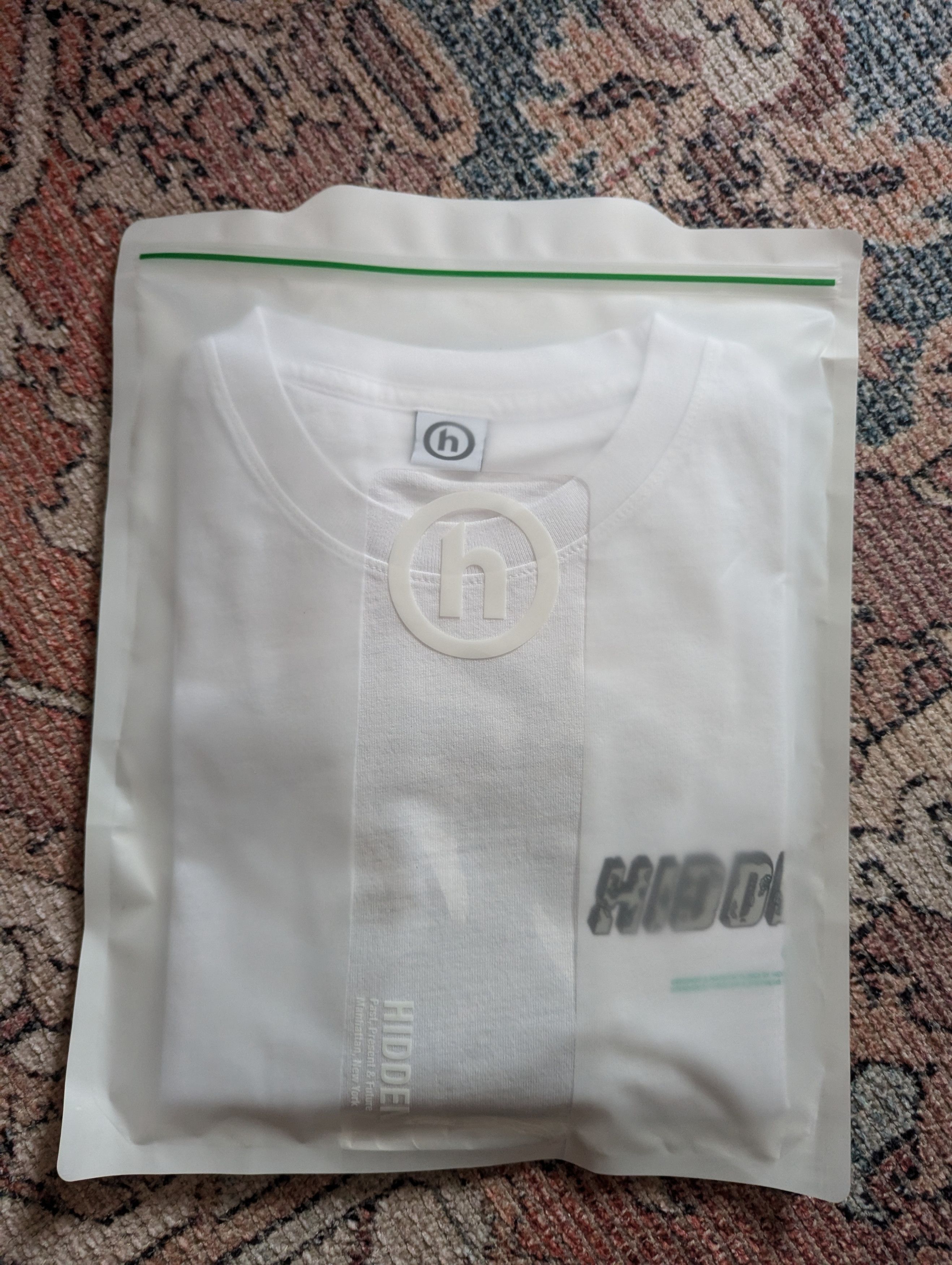 Daniel Arsham × HIDDEN Daniel Arsham x Hidden Eroded H Logo Tee White Size US XL / EU 56 / 4 - 6 Thumbnail