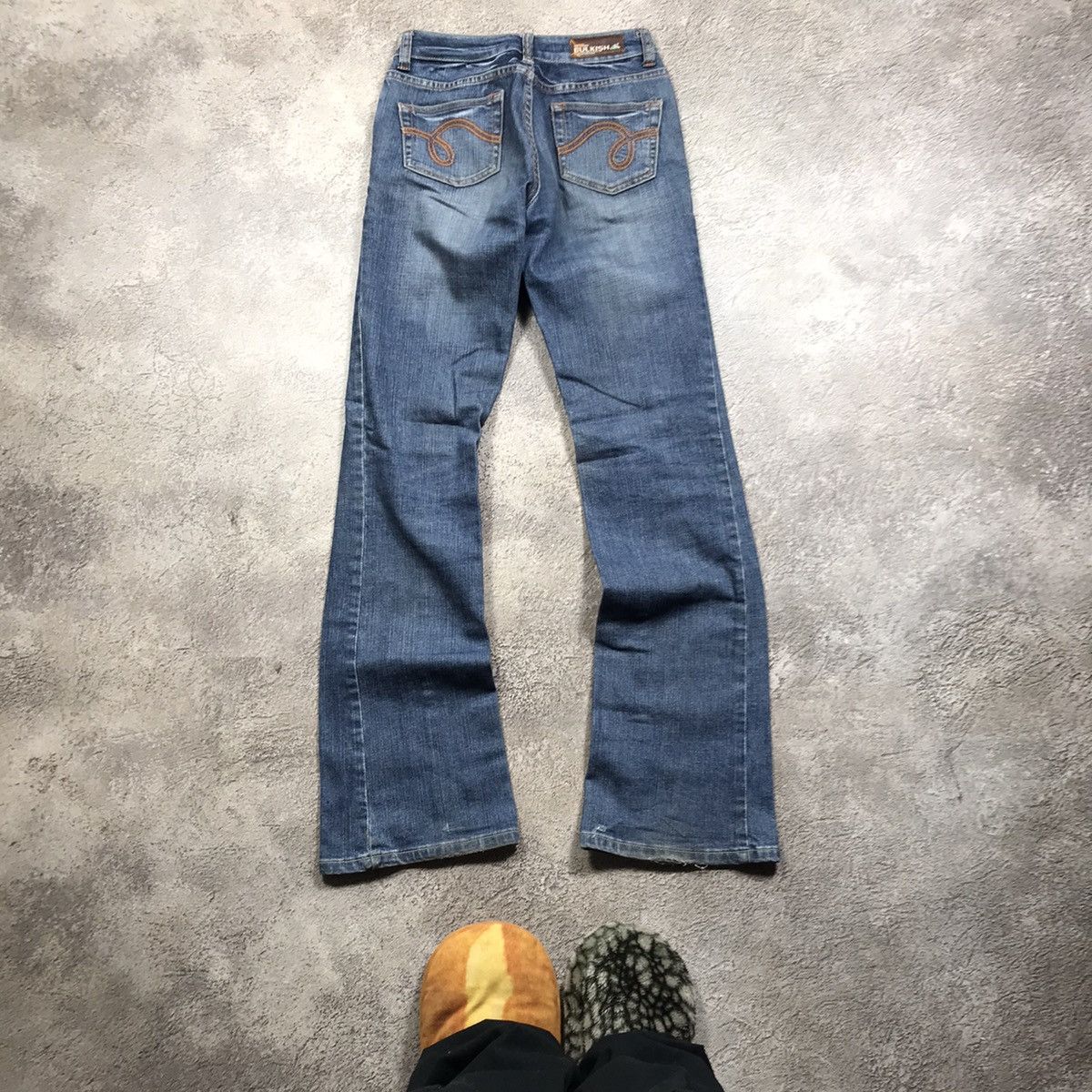 Vintage Vintage Y2K Baggy Distressed Wide Leg Jeans Grunge Logo 25 Size 25" / US 0 / IT 36 - 4 Thumbnail