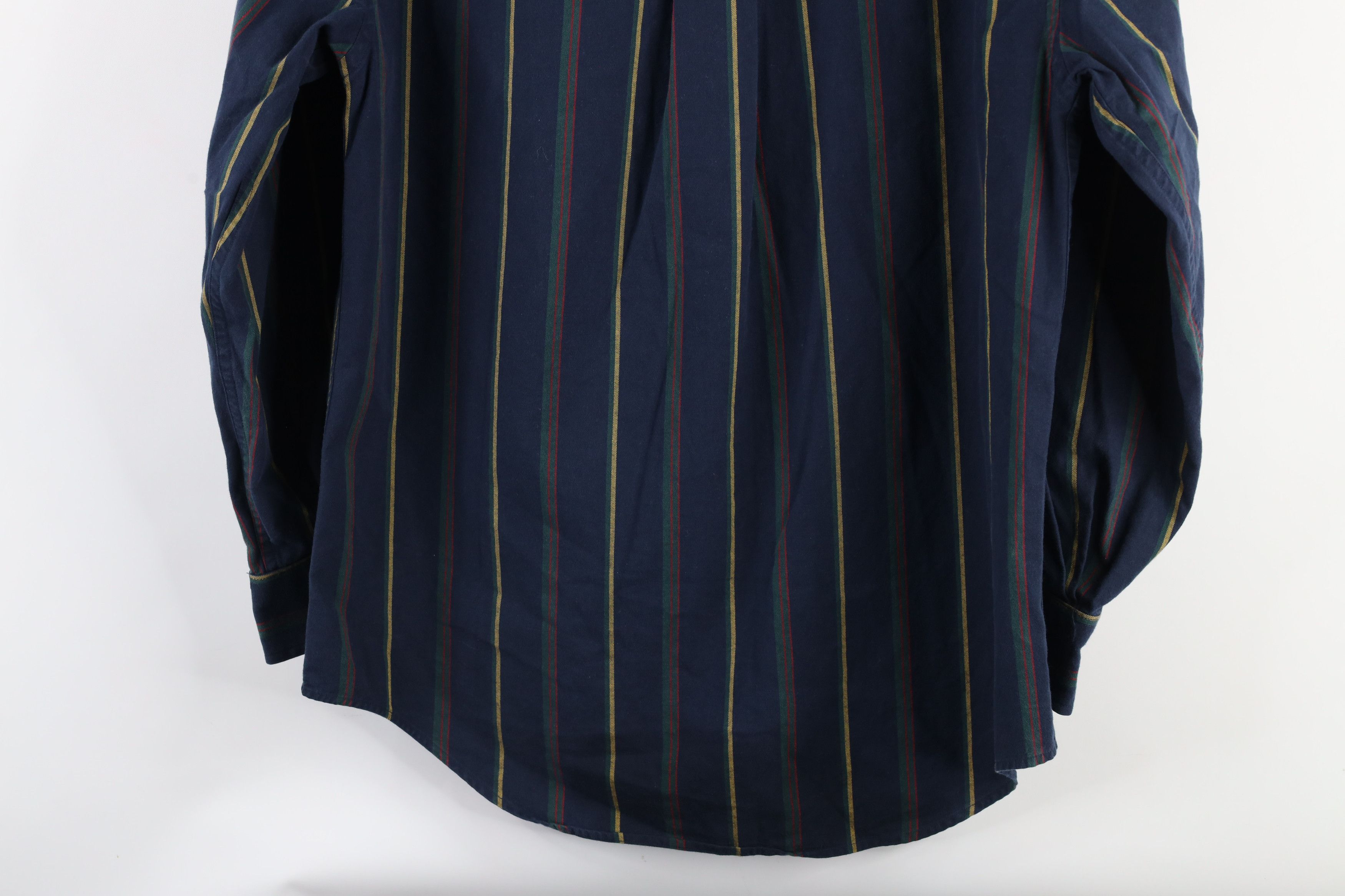 Vintage Vintage 90s Streetwear Striped Collared Button Down Shirt Size US S / EU 44-46 / 1 - 10 Thumbnail