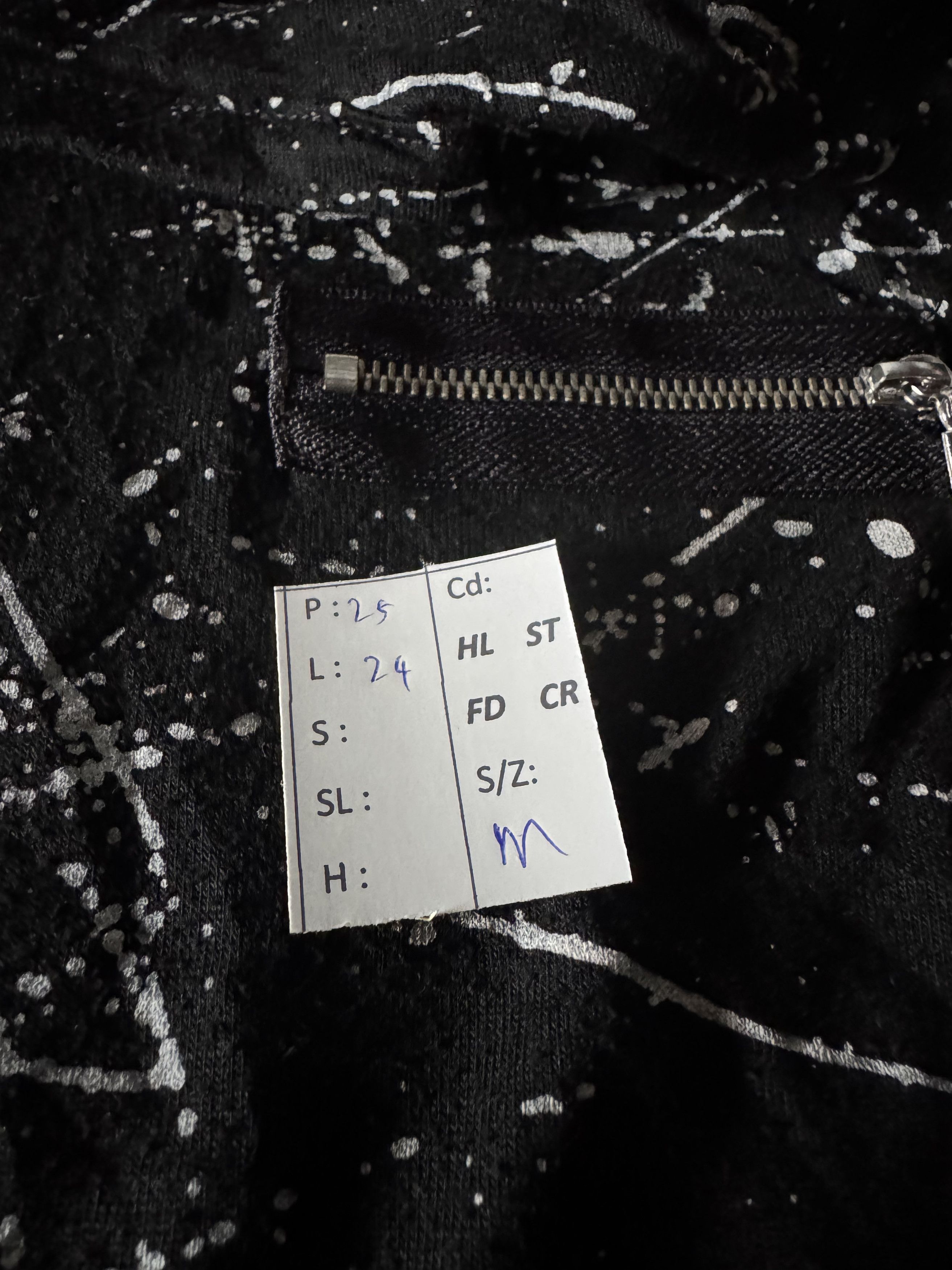 Japanese Brand VINTAGE PAINT SPLATTER ZIPPER OVERSIZE PUNK GRUNGE STYLE Size M / US 6-8 / IT 42-44 - 17 Thumbnail
