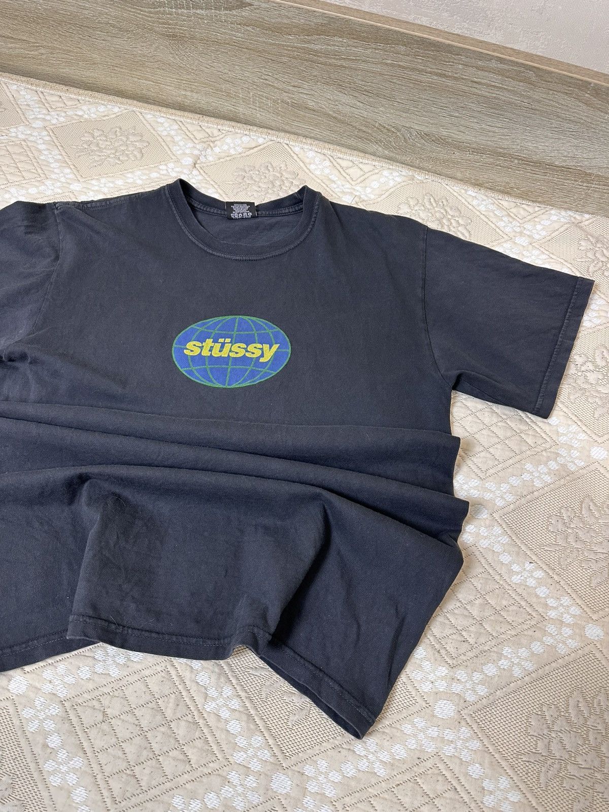 Stussy 🔥 Stussy Worldwide Logo Vintage Faded Distressed T Shirt Size US M / EU 48-50 / 2 - 1 Thumbnail