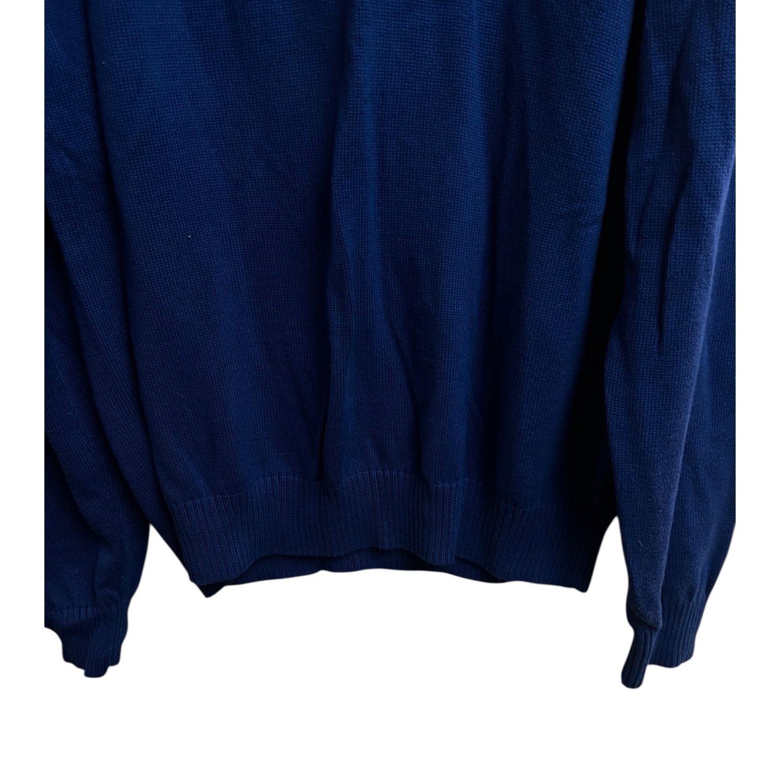 Brooks Brothers Brooks Brothers 346 Men's Quarter Zip Sweater Supima Cotton Size US L / EU 52-54 / 3 - 8 Thumbnail