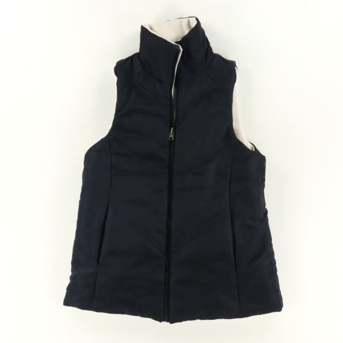 Vintage VINTAGE Tuckernuck Reversible Vest Jacket Navy/Ivory Women's XS Size XS / US 0-2 / IT 36-38 - 4 Thumbnail