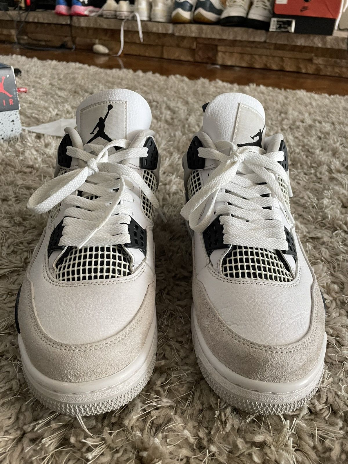 Jordan Brand Jordan 4 Military Black Size US 9 / EU 42 - 4 Thumbnail