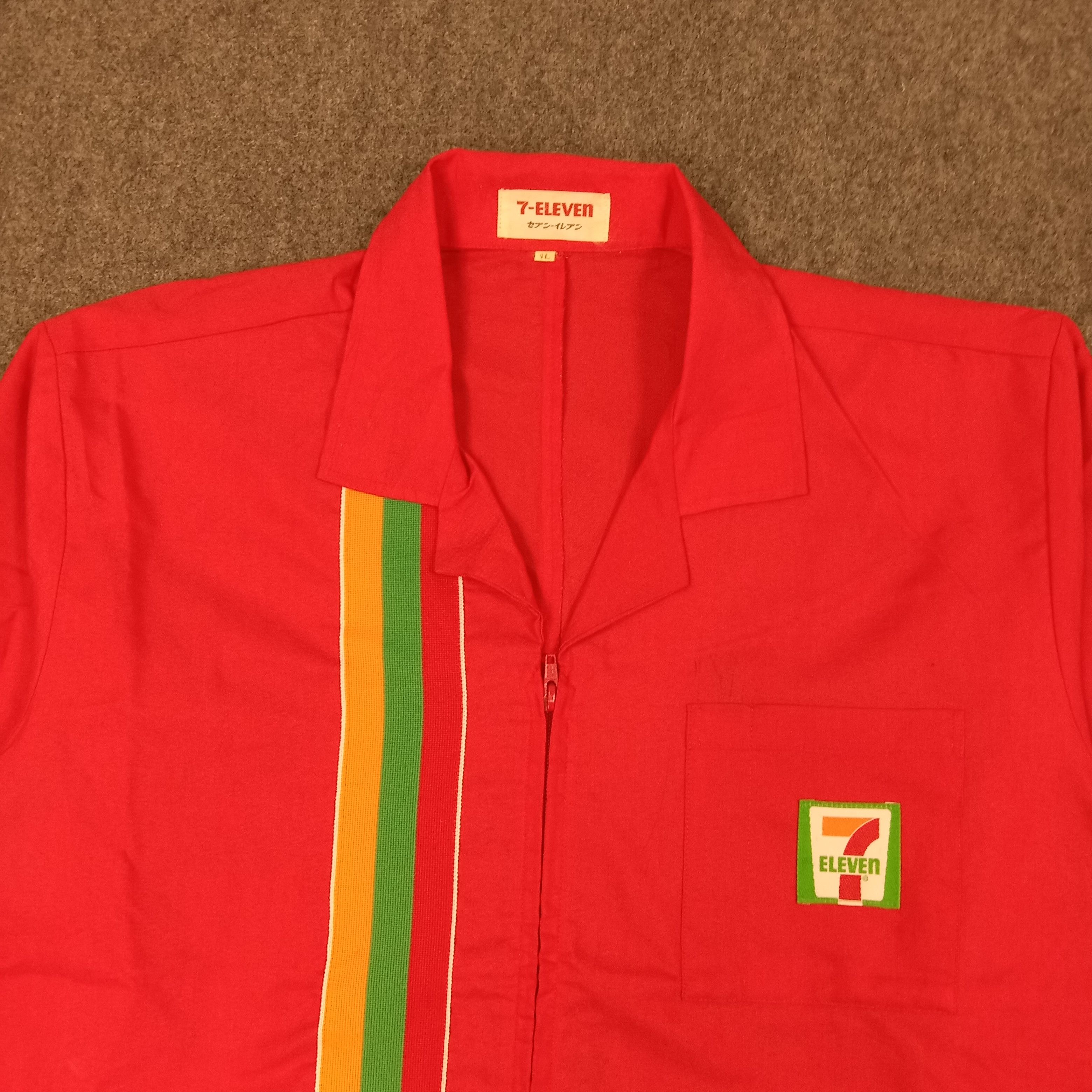 Japanese Brand × Vintage Vintage 7 Eleven Worker Uniform Japan Jacket Size US XL / EU 56 / 4 - 2 Thumbnail