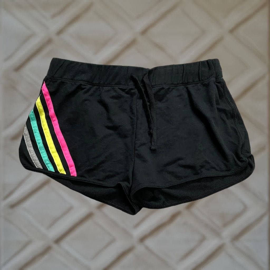 Vintage Bobbie Brooks Shorts Womens XL W34 Black Elastic Waist High Rise Active Athletic Shirt Hat? Size 32" / US 10 / IT 46 - 1 Thumbnail