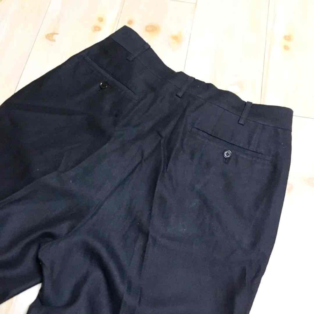 Yohji Yamamoto Yohji Yamamoto Pour Homme Wide Pants x White T-shirt Set Size US 31 - 3 Thumbnail