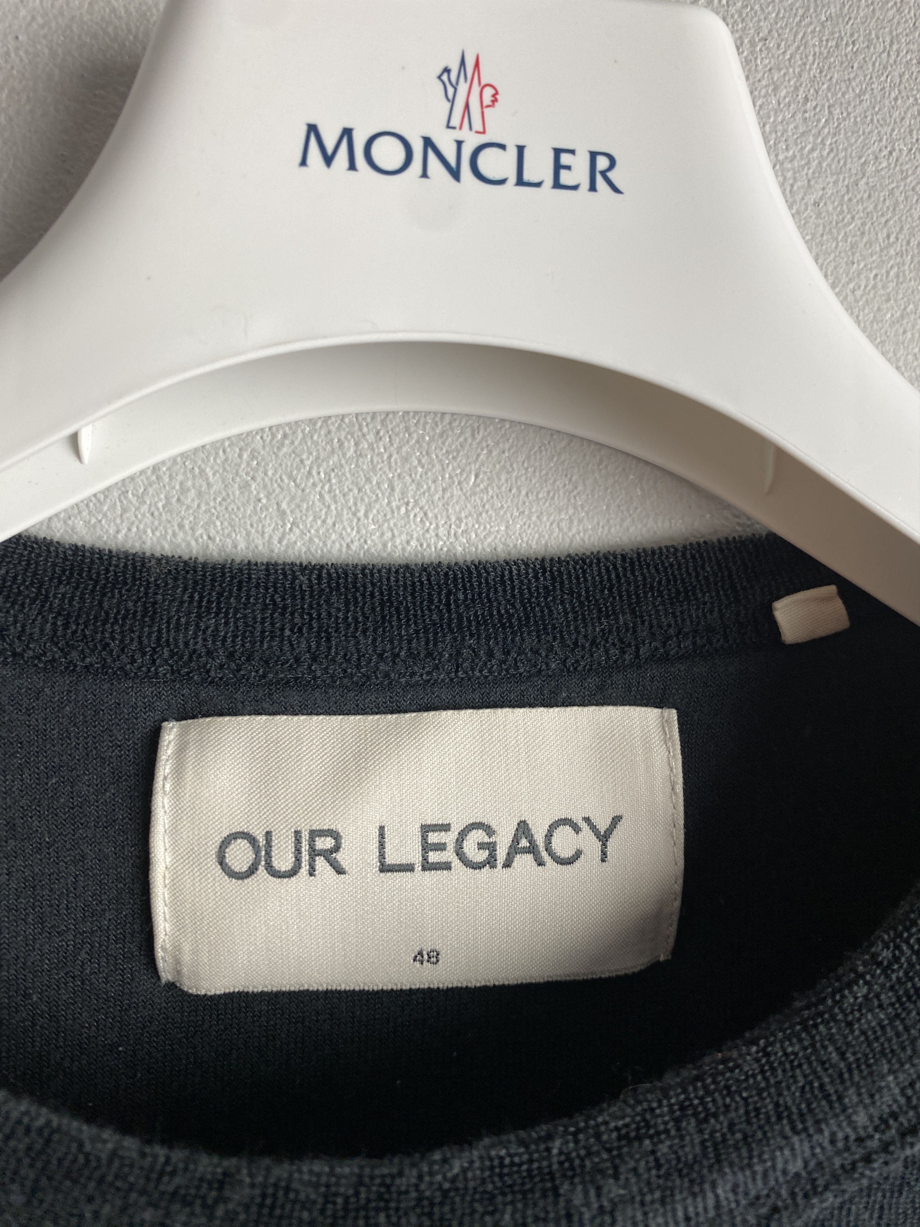 Our Legacy Our Legacy Washed Black Frote long sleeve t-shirt tee Size US M / EU 48-50 / 2 - 3 Thumbnail